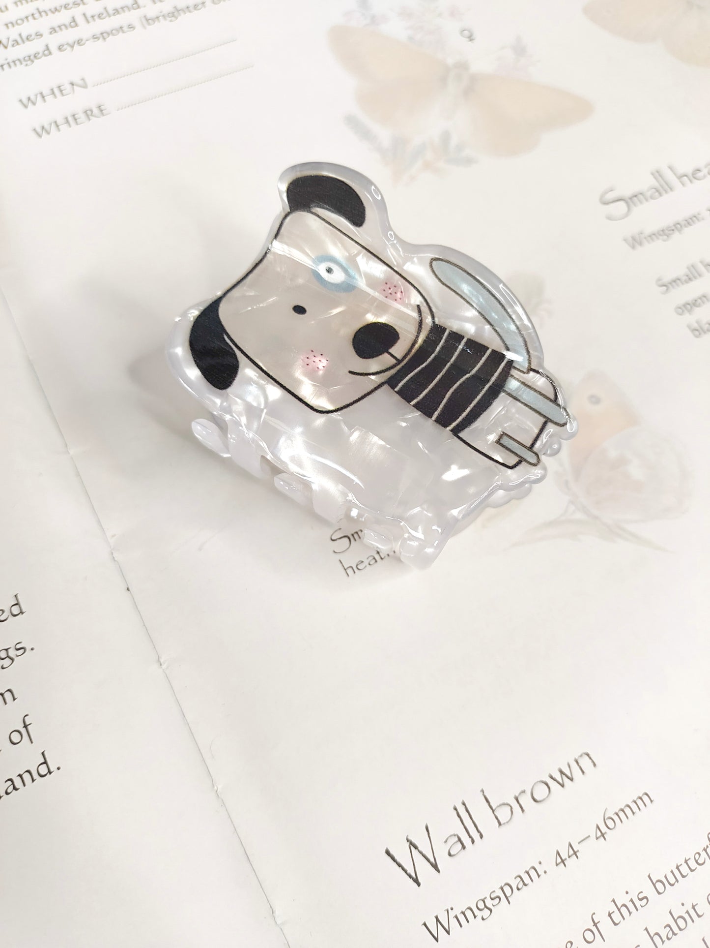 Quirky Doggie // Claw Clip