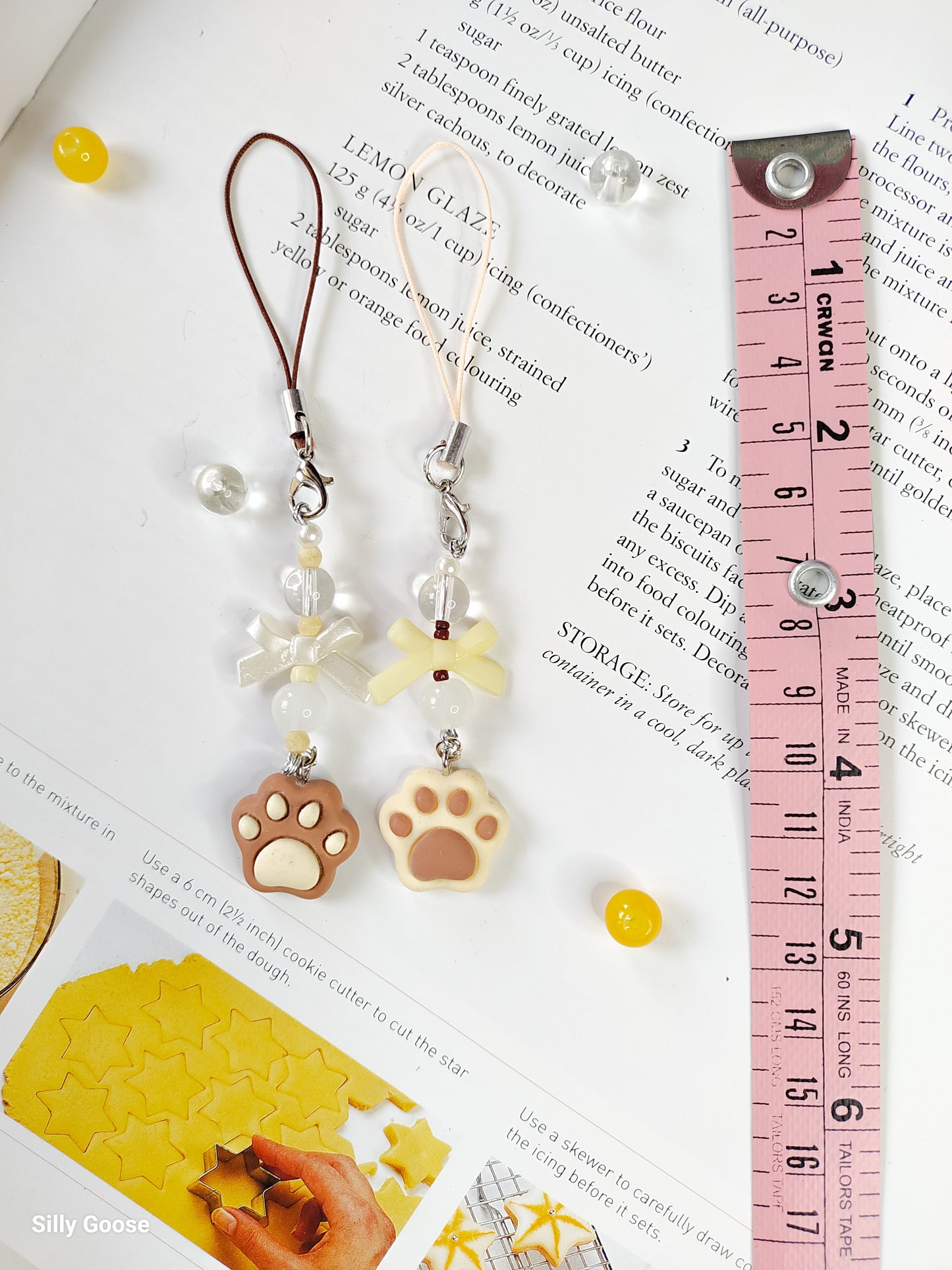 Puppy Pawprint Set | Charm