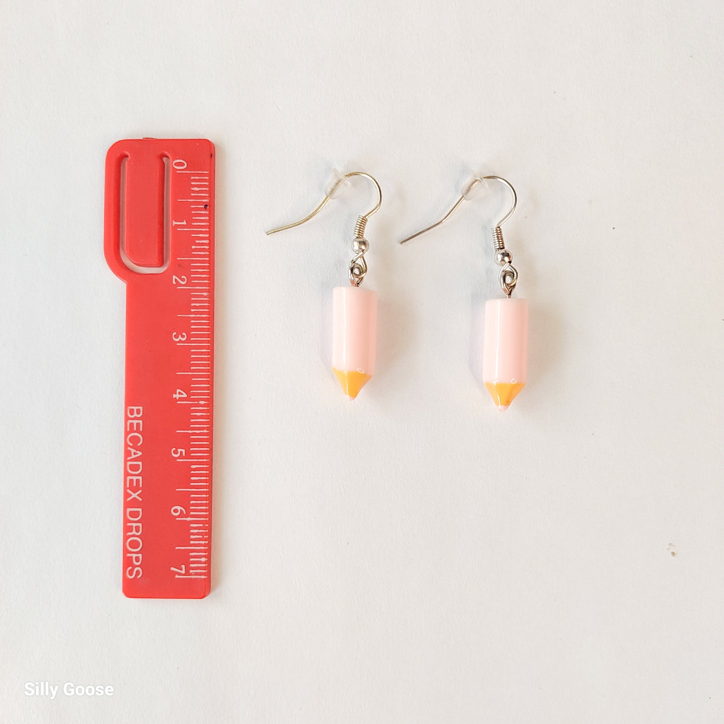 Pastel Pink Pencils | Earrings