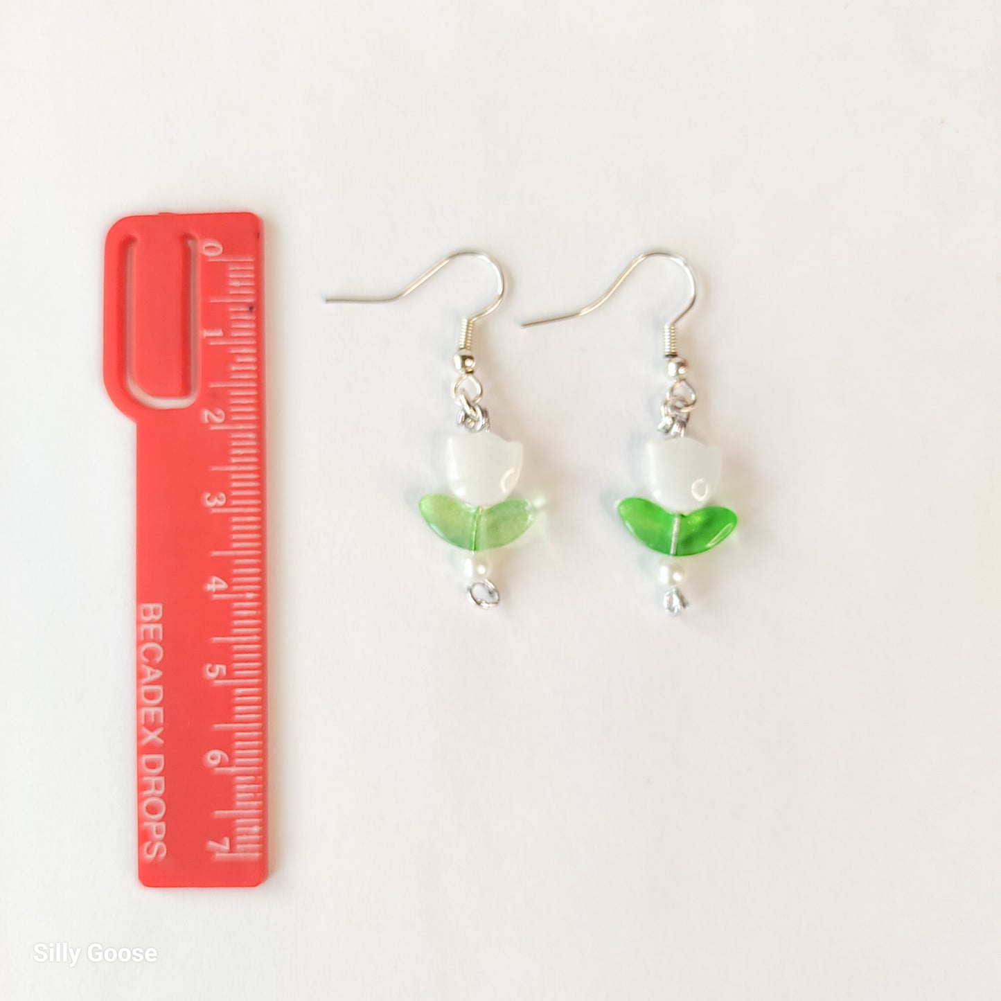Snowy Tulips | Earrings