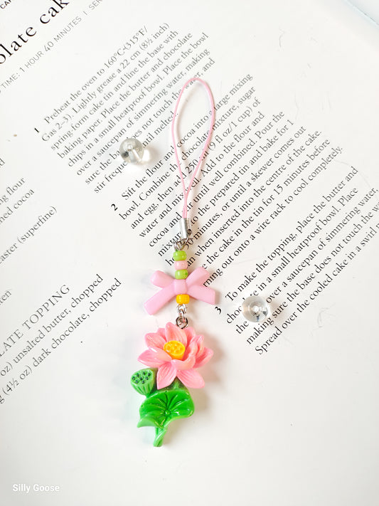 Pink Water Lotus | Charm