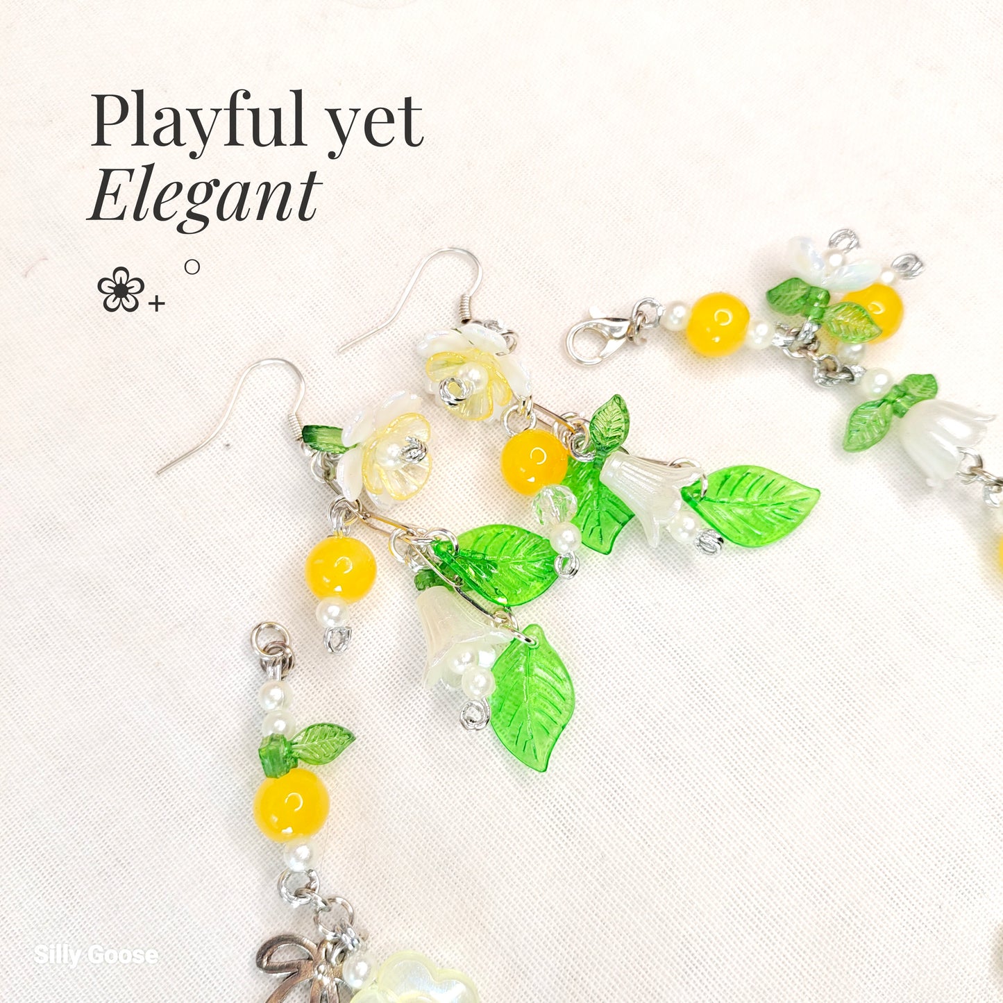 Marigold Haldi Jewellery Set
