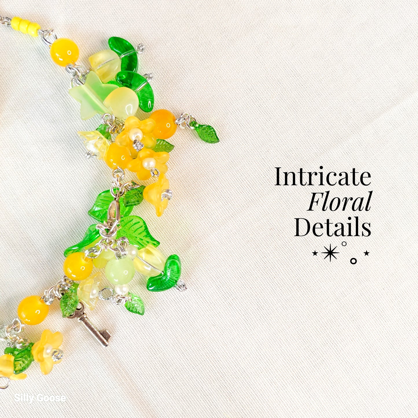Sunshine Floral Haldi Jewellery Set