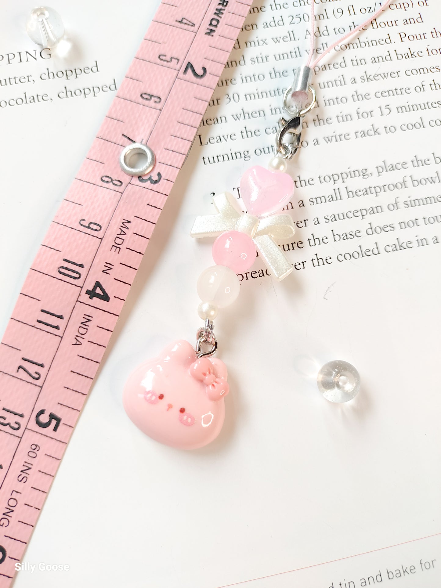 Pink Blushing Bunny | Charm