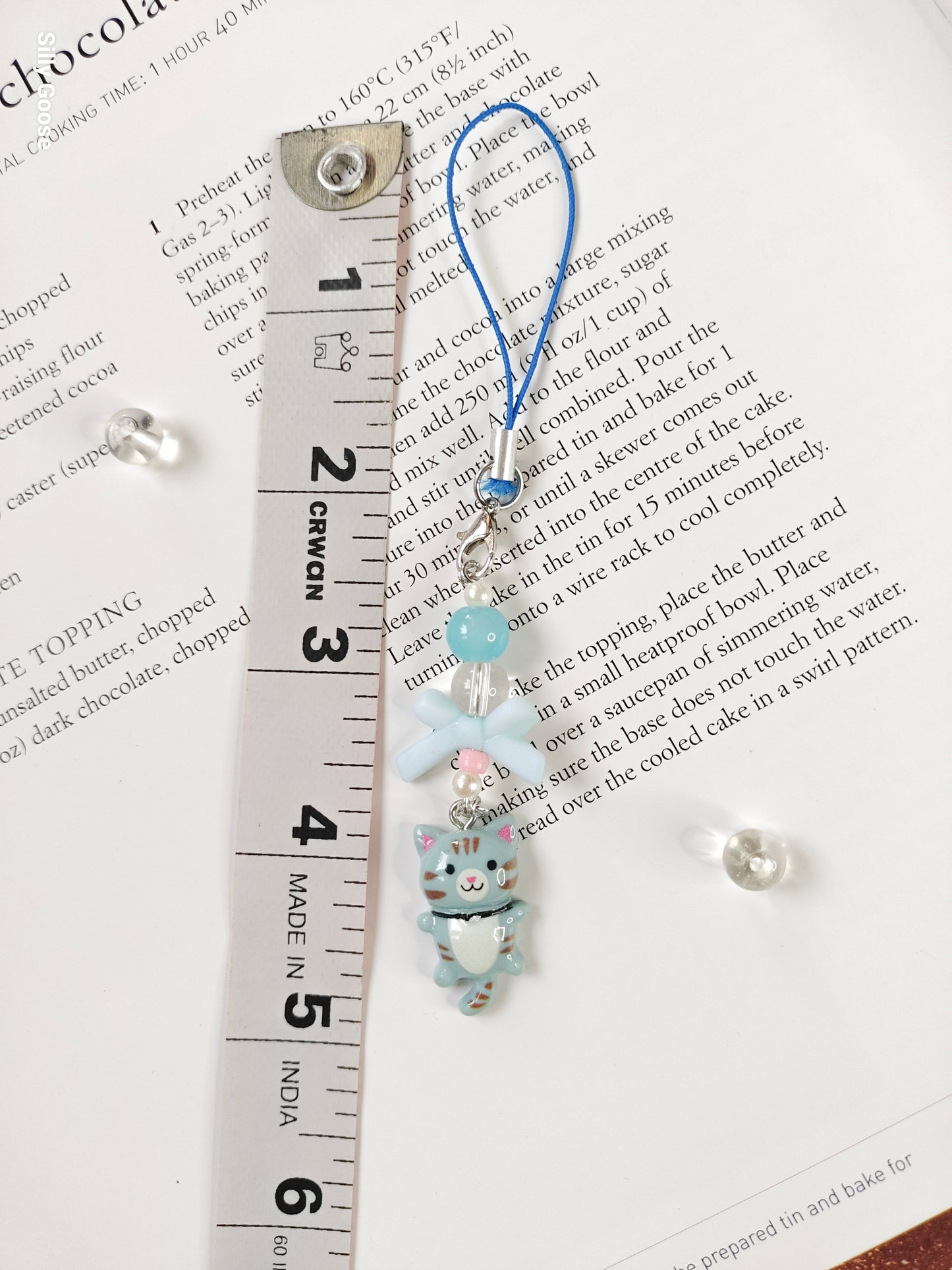 Happy Blue Kitty | Charm