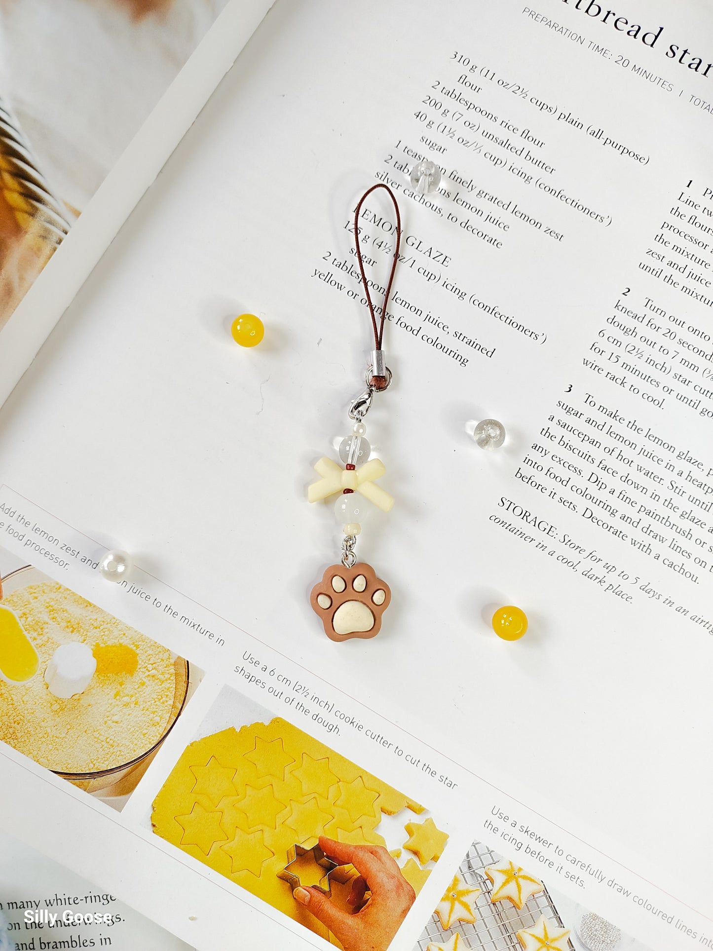 Brown Pawprint | Charm
