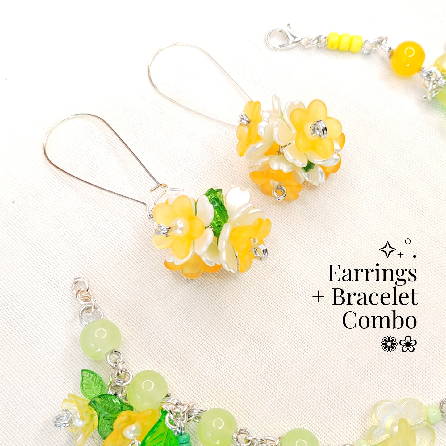 Sunshine Floral Haldi Jewellery Set