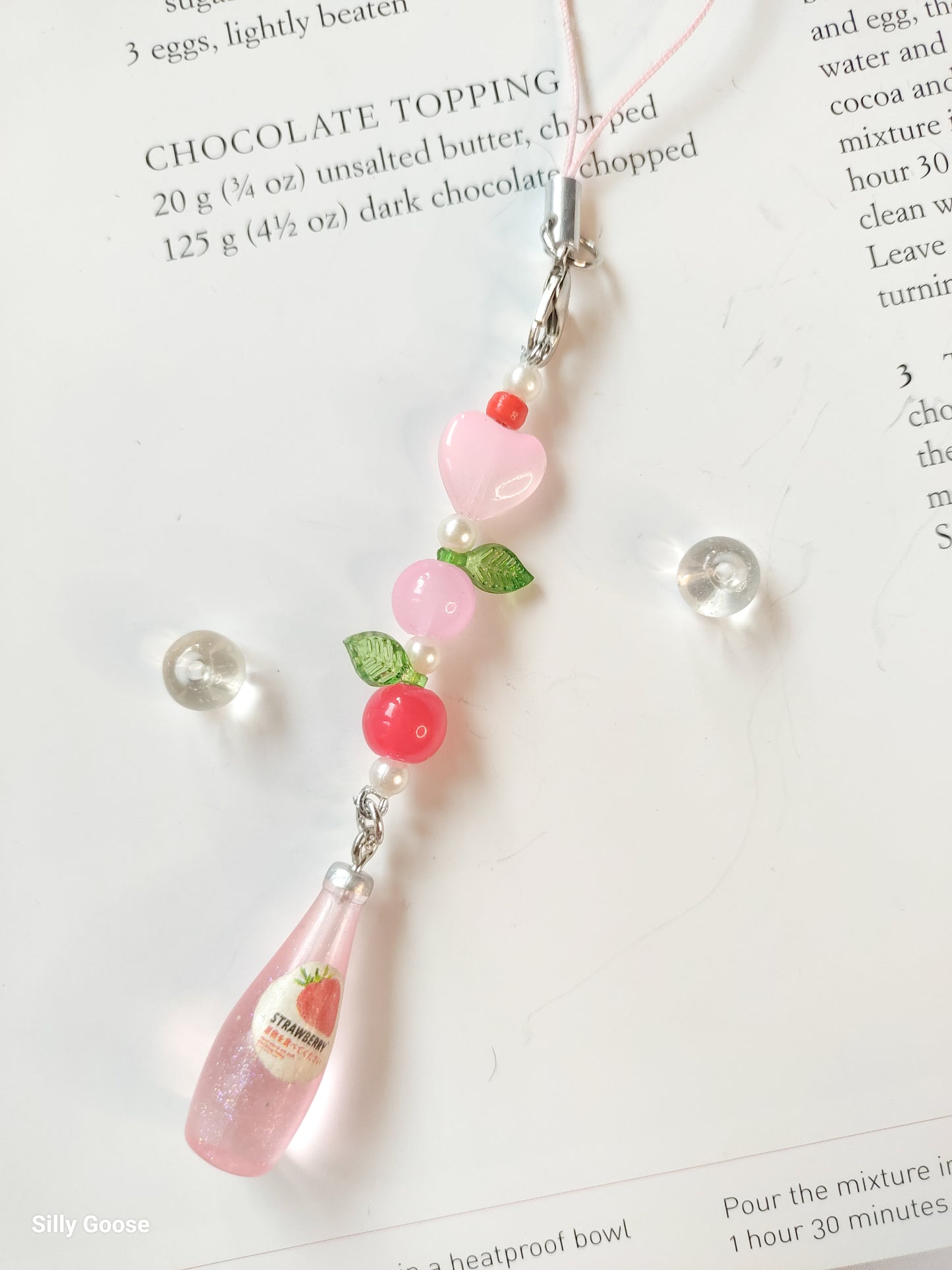 Strawberry Juice Bottle | Charm