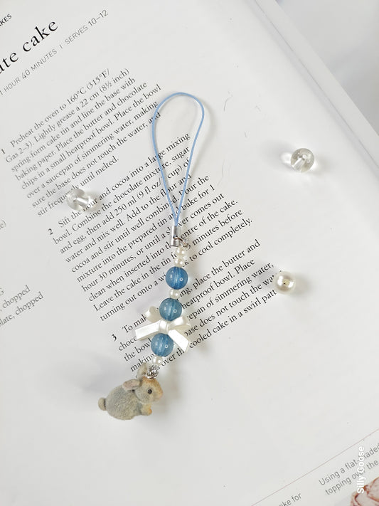 Soft Grey Bunny | Charm