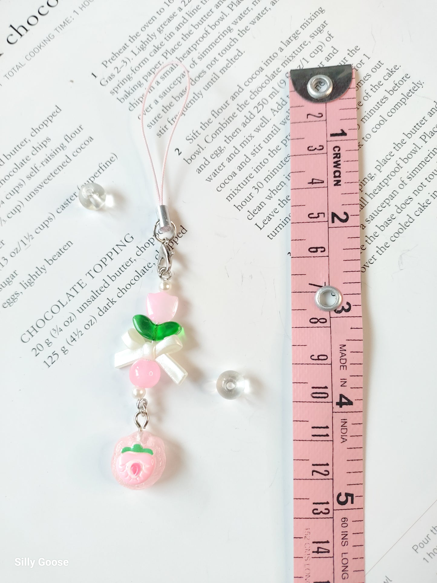Pastel Pink Strawberry | Charm
