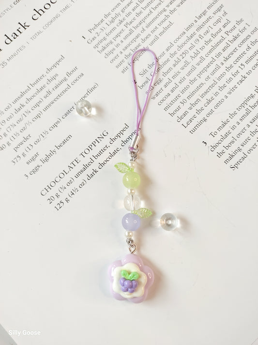 Lavender Grape Floral | Charm