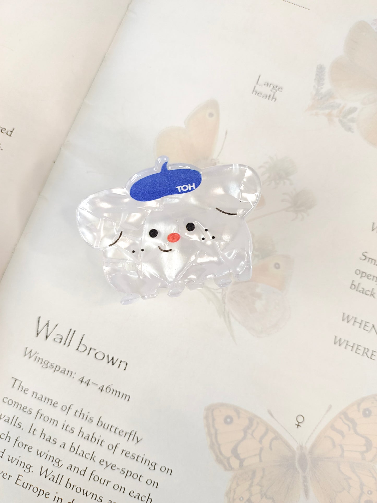 Puppy with a Beret // Claw Clip