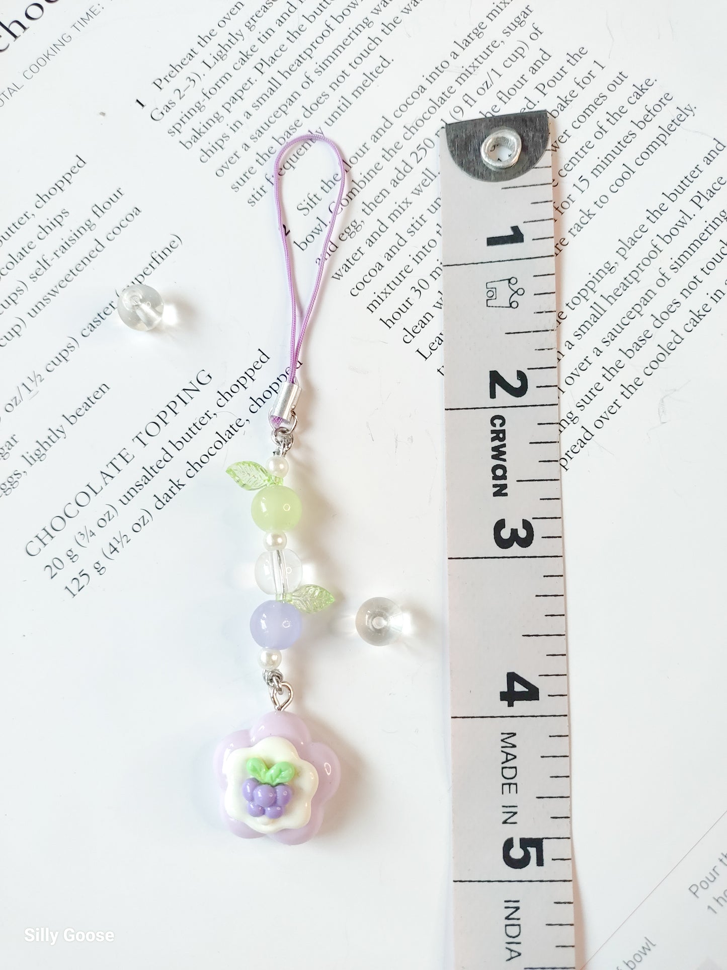 Lavender Grape Floral | Charm