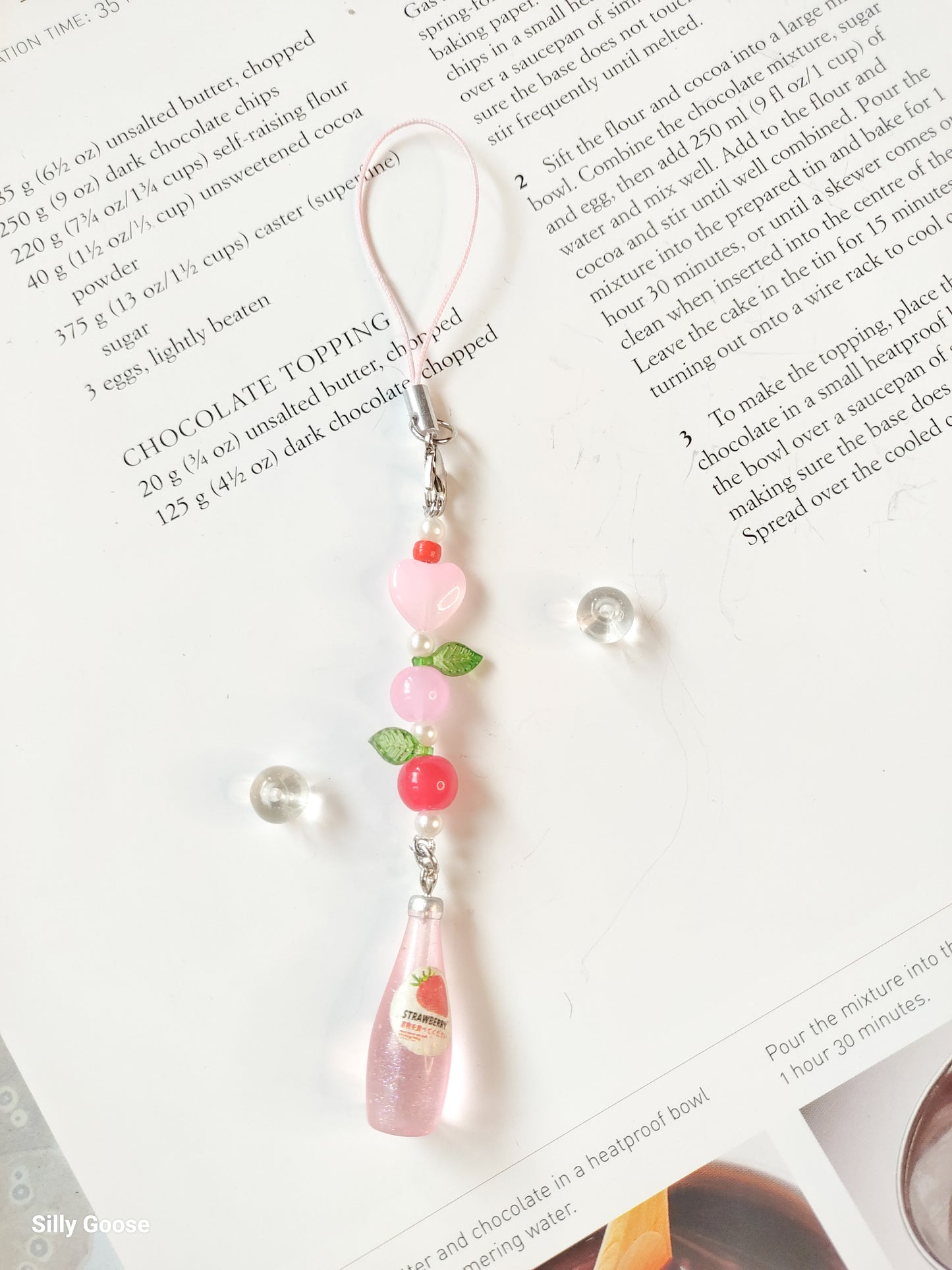 Strawberry Juice Bottle | Charm