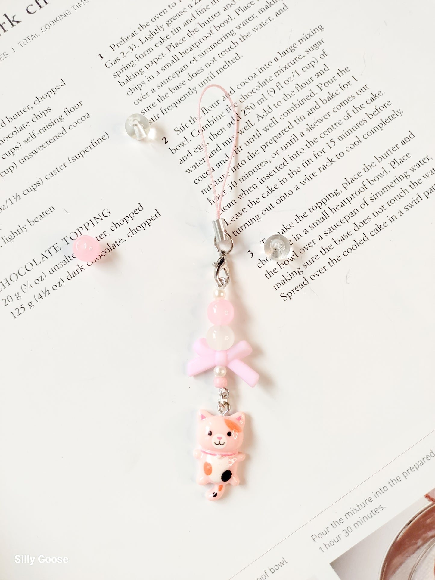 Pink Calico Kitty | Charm