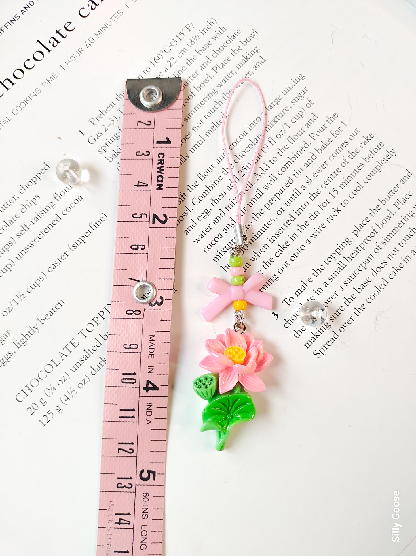 Pink Water Lotus | Charm