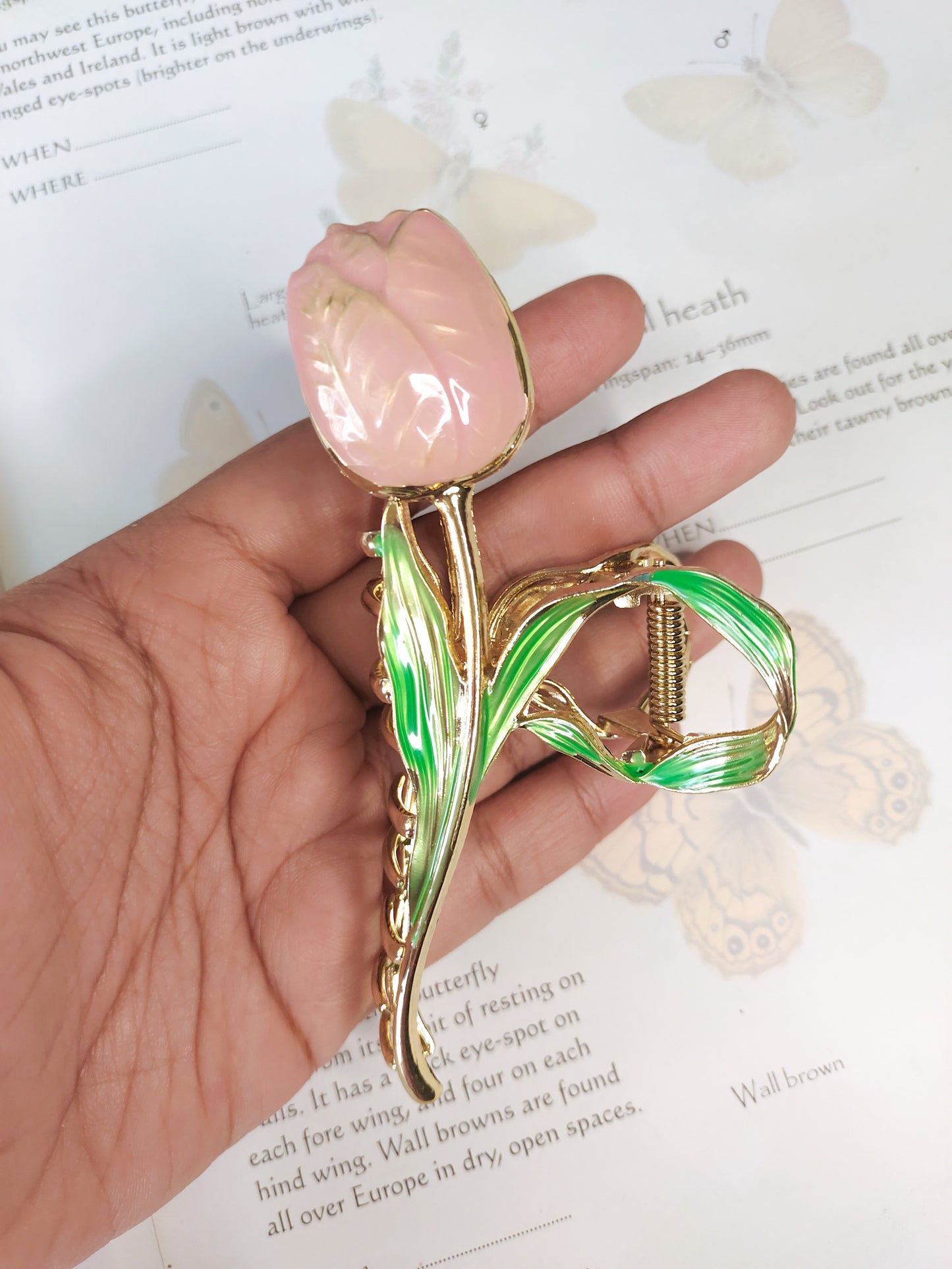 Tulip Blush // Elegant Claw Clip