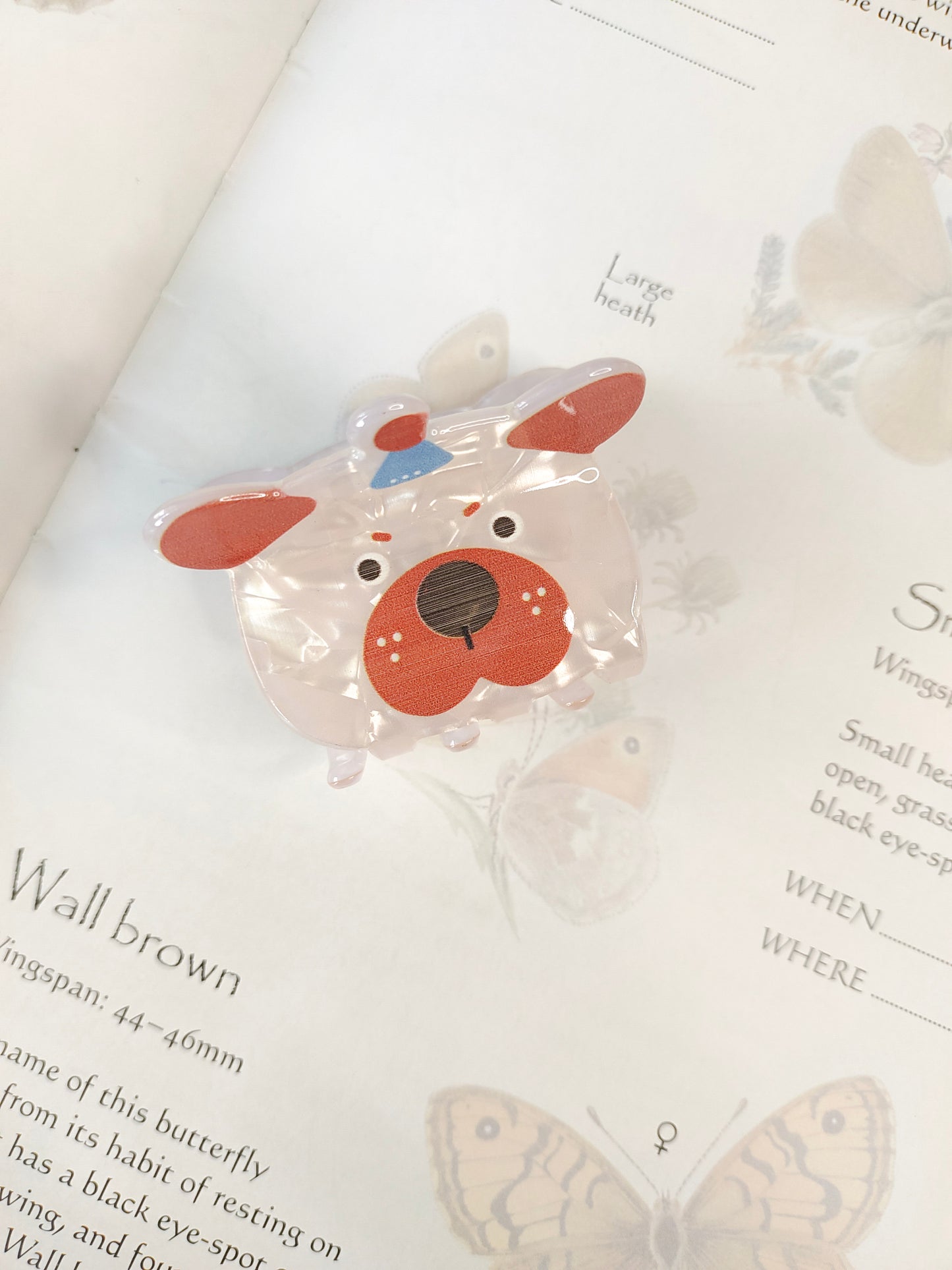 Grumpy Party Dog // Claw Clip