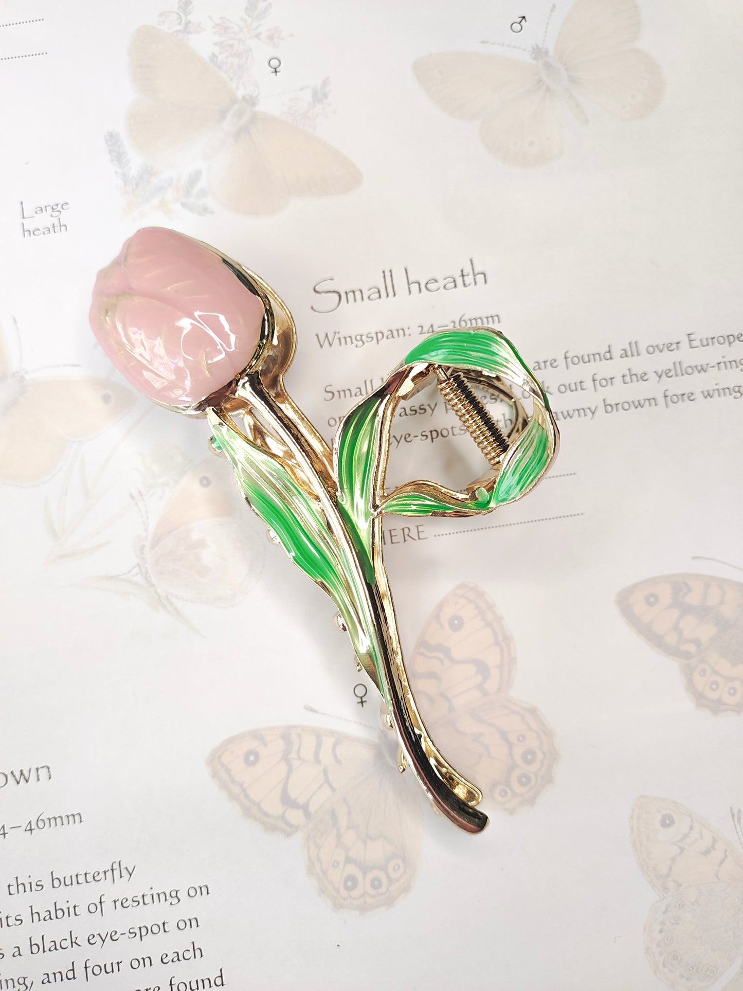 Tulip Blush // Elegant Claw Clip