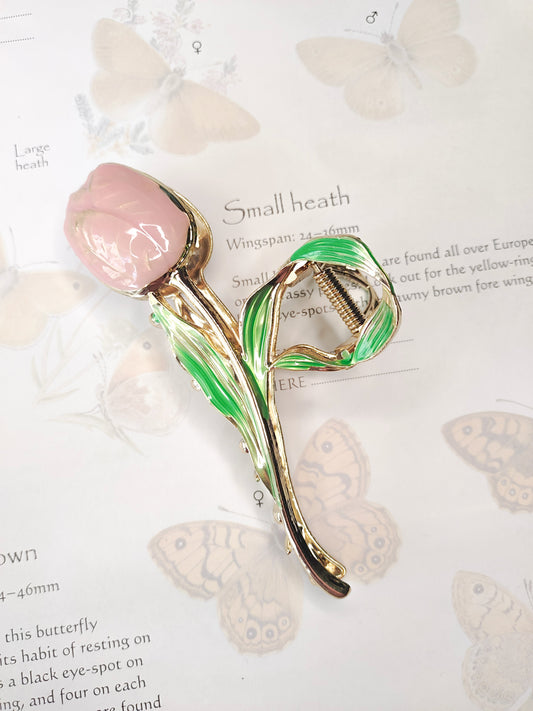 Tulip Blush // Elegant Claw Clip