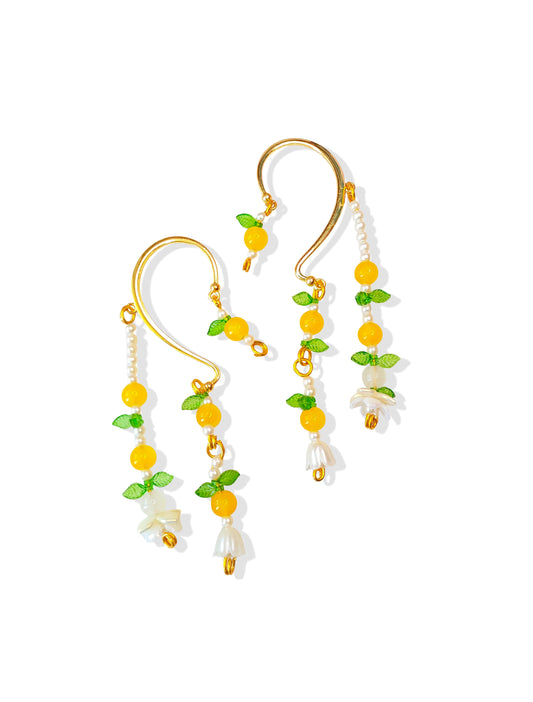 Summer Mangoes | Ear wrap/Ear cuff Earrings