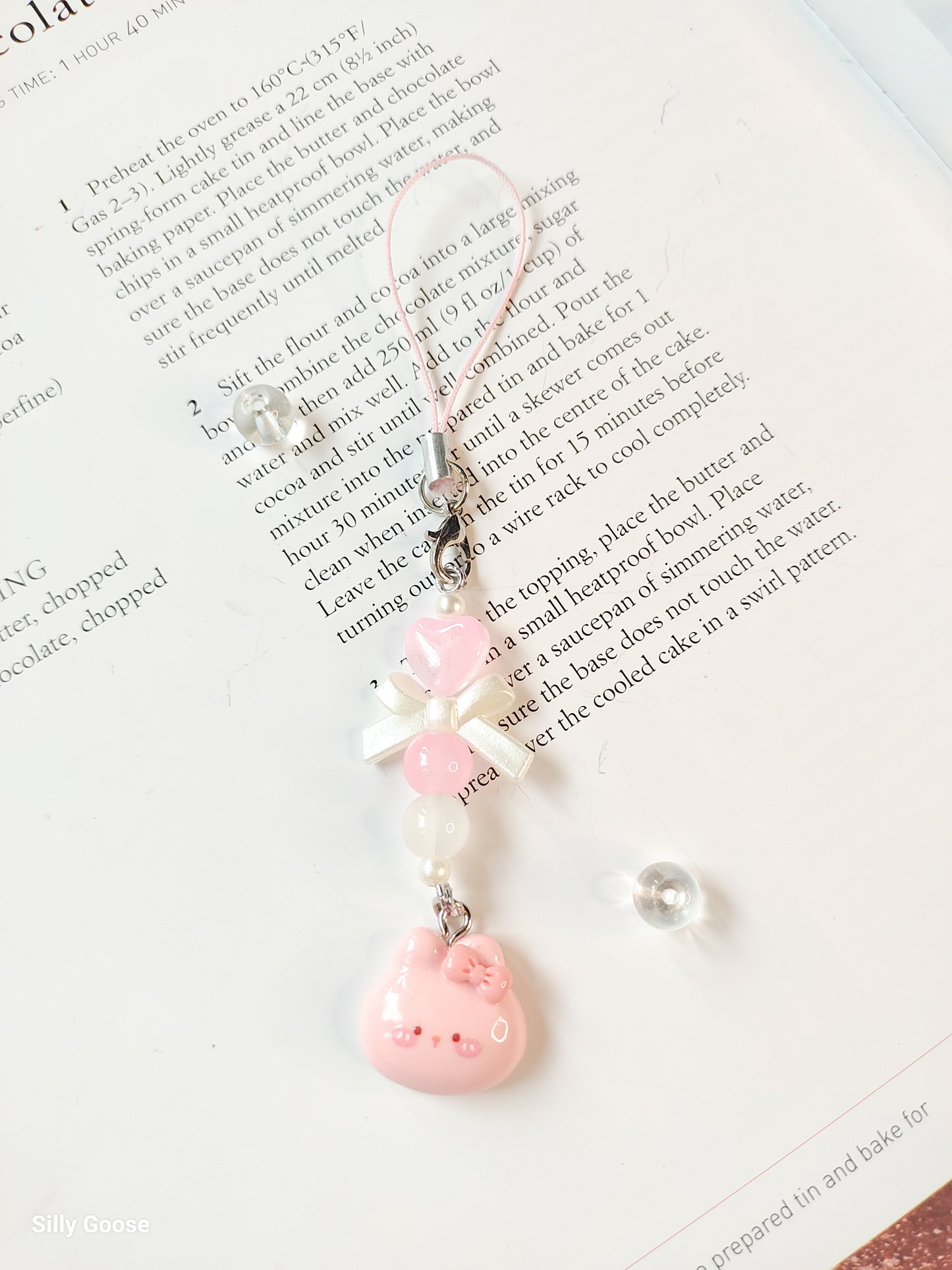 Pink Blushing Bunny | Charm