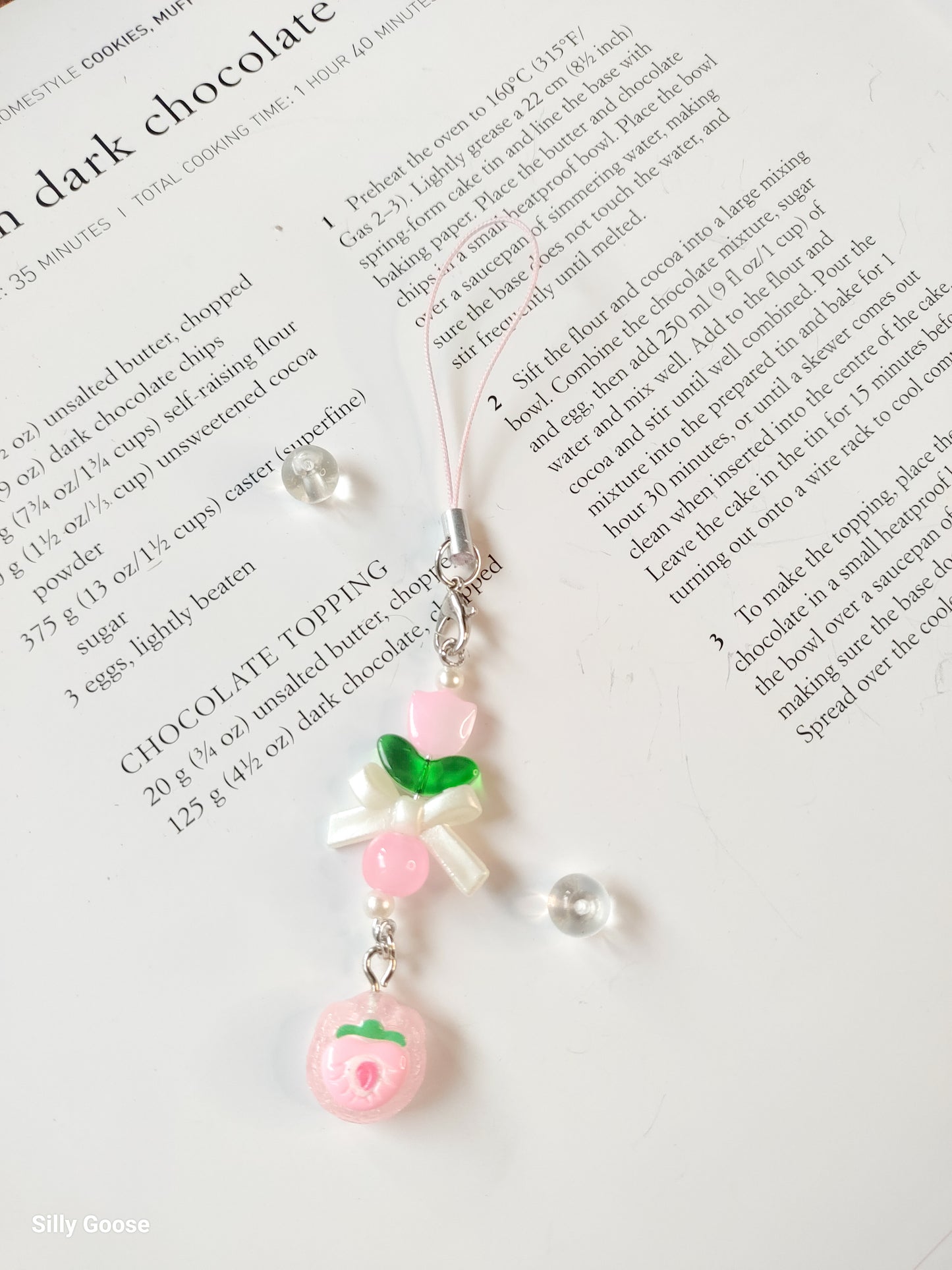 Pastel Pink Strawberry | Charm