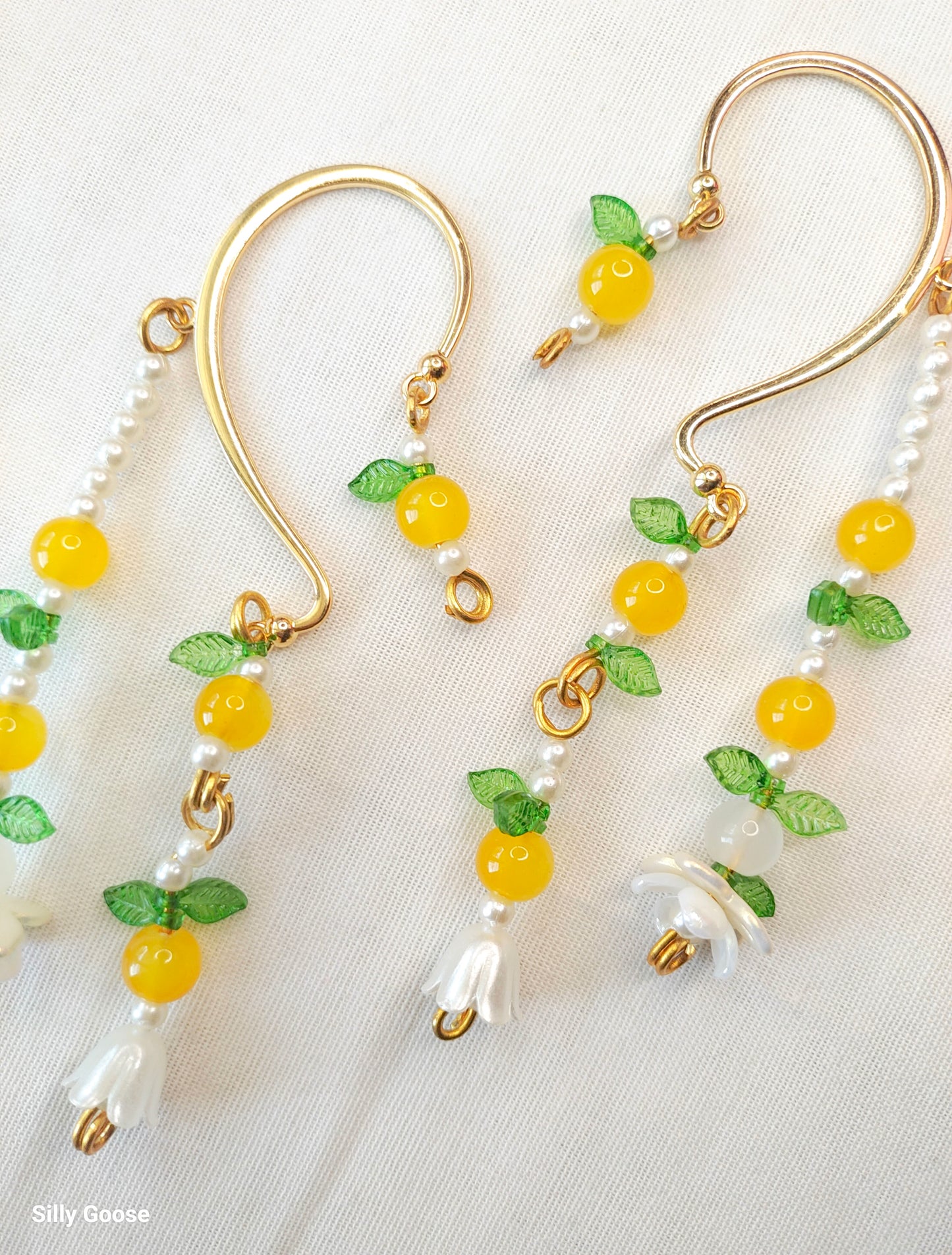 Summer Mangoes | Ear wrap/Ear cuff Earrings
