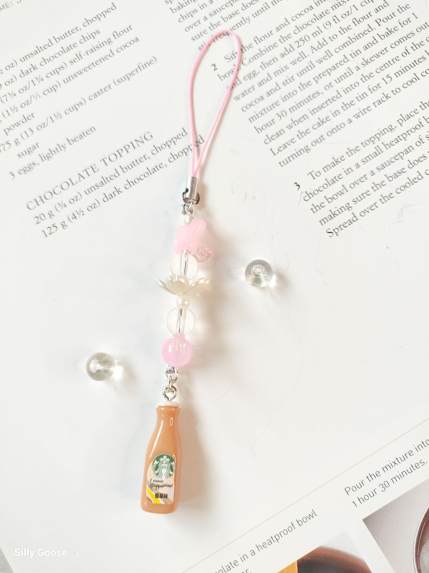 Iced Vanilla Coffee Charm