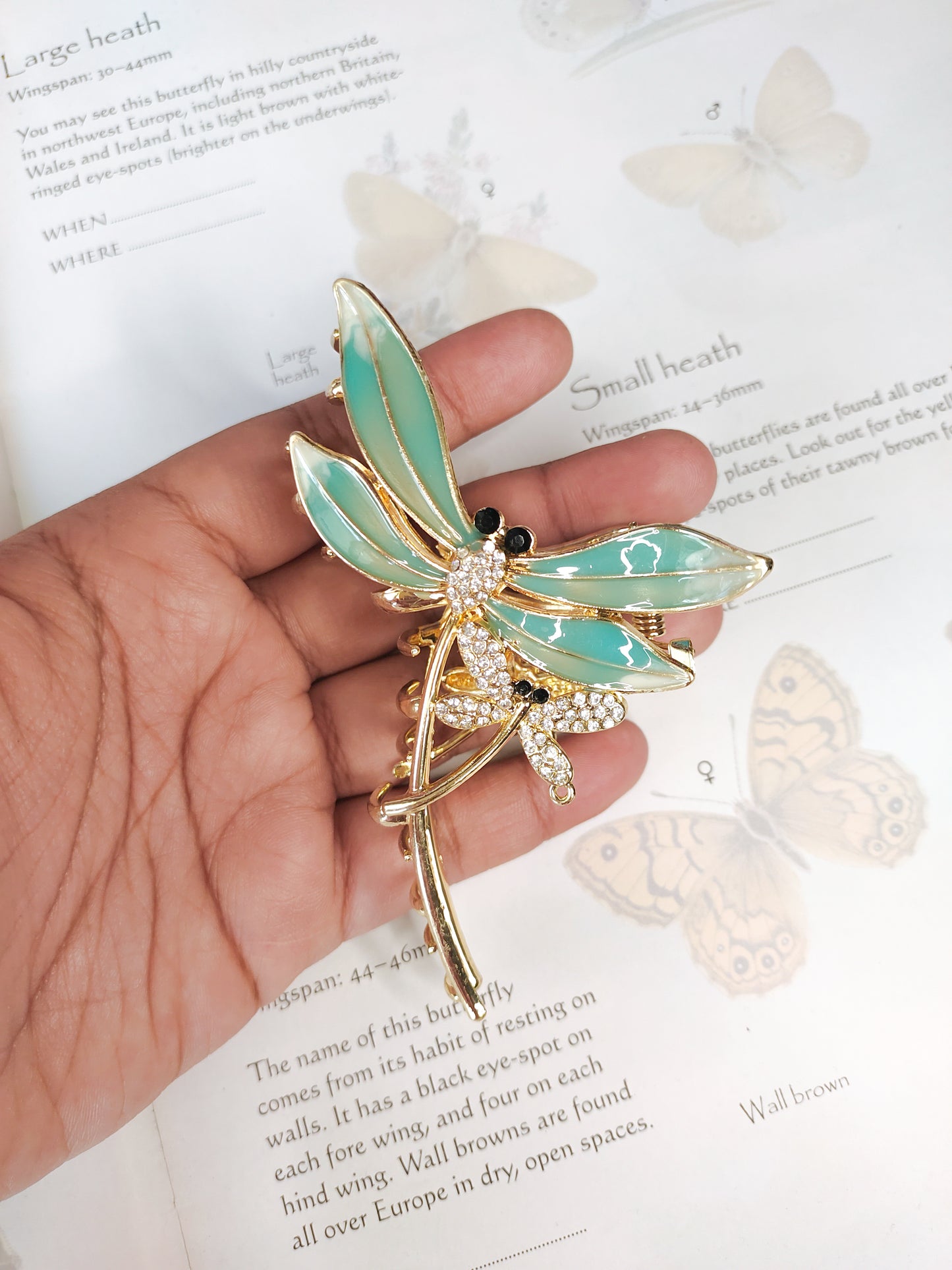 Dragonflies in the Wind // Elegant Claw clip