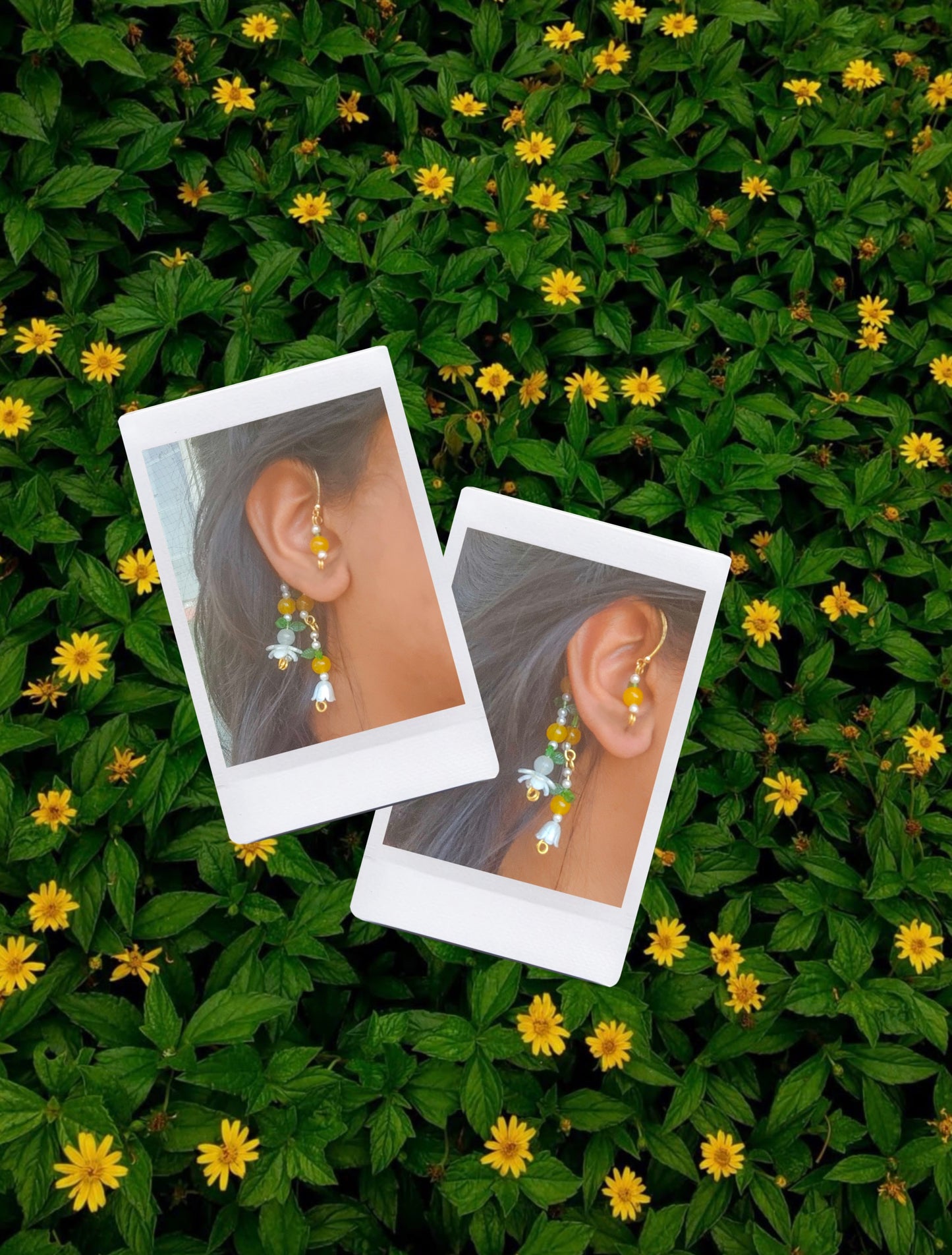 Summer Mangoes | Ear wrap/Ear cuff Earrings