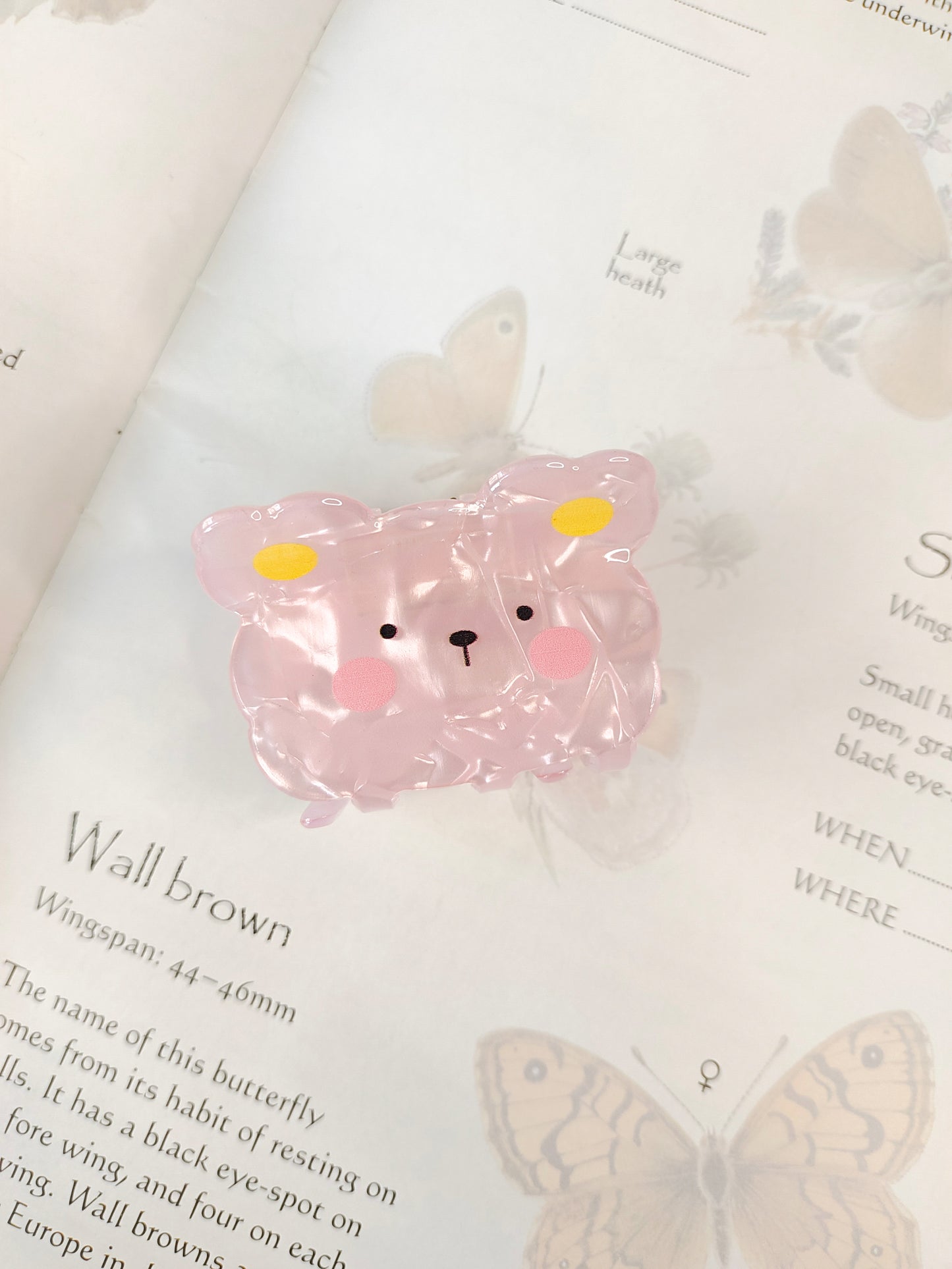 Cotton Candy Teddy // Claw Clip