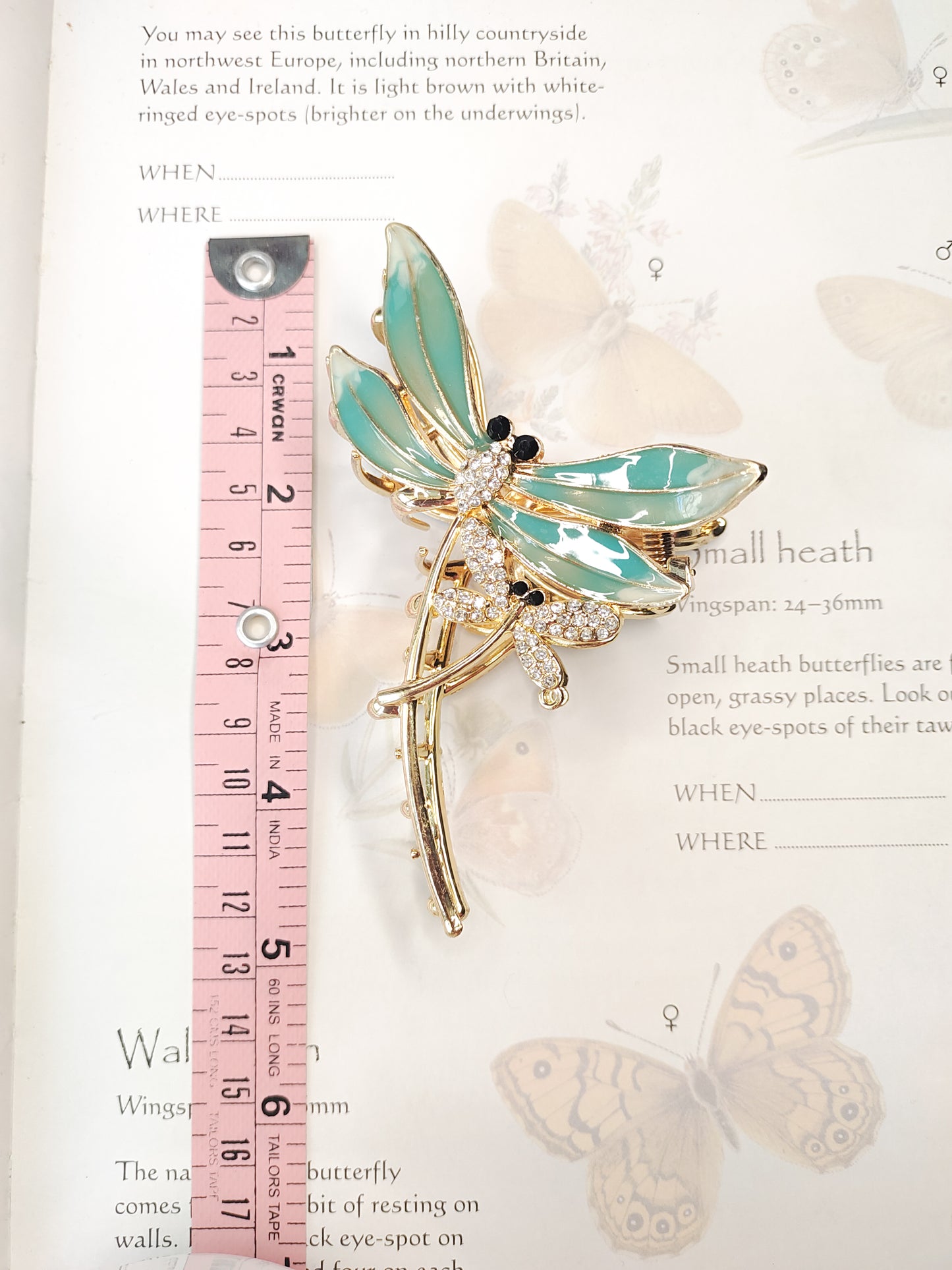Dragonflies in the Wind // Elegant Claw clip