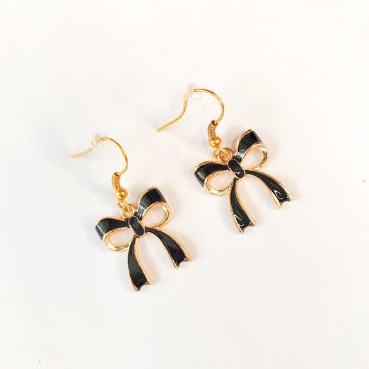 Black Ribbons | Earrings