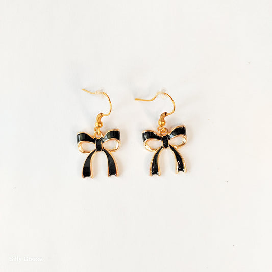 Black Ribbons | Earrings