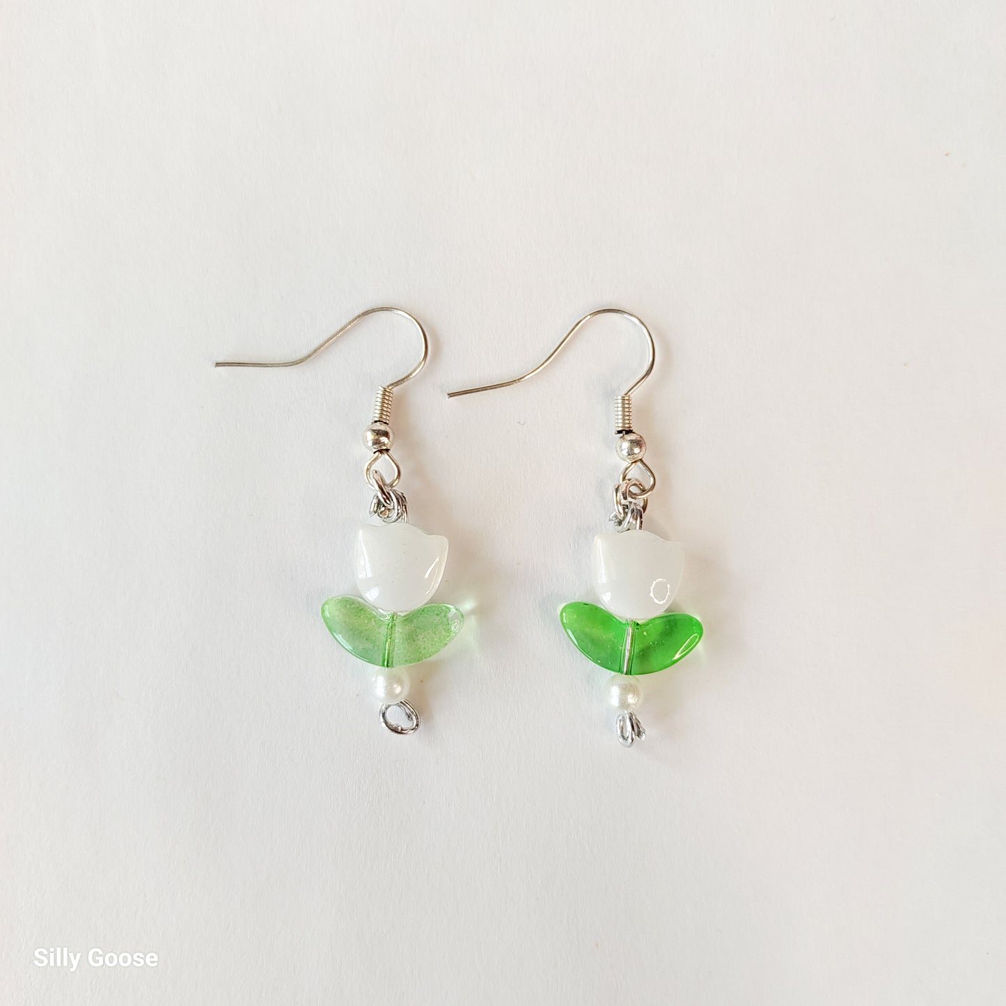 Snowy Tulips | Earrings