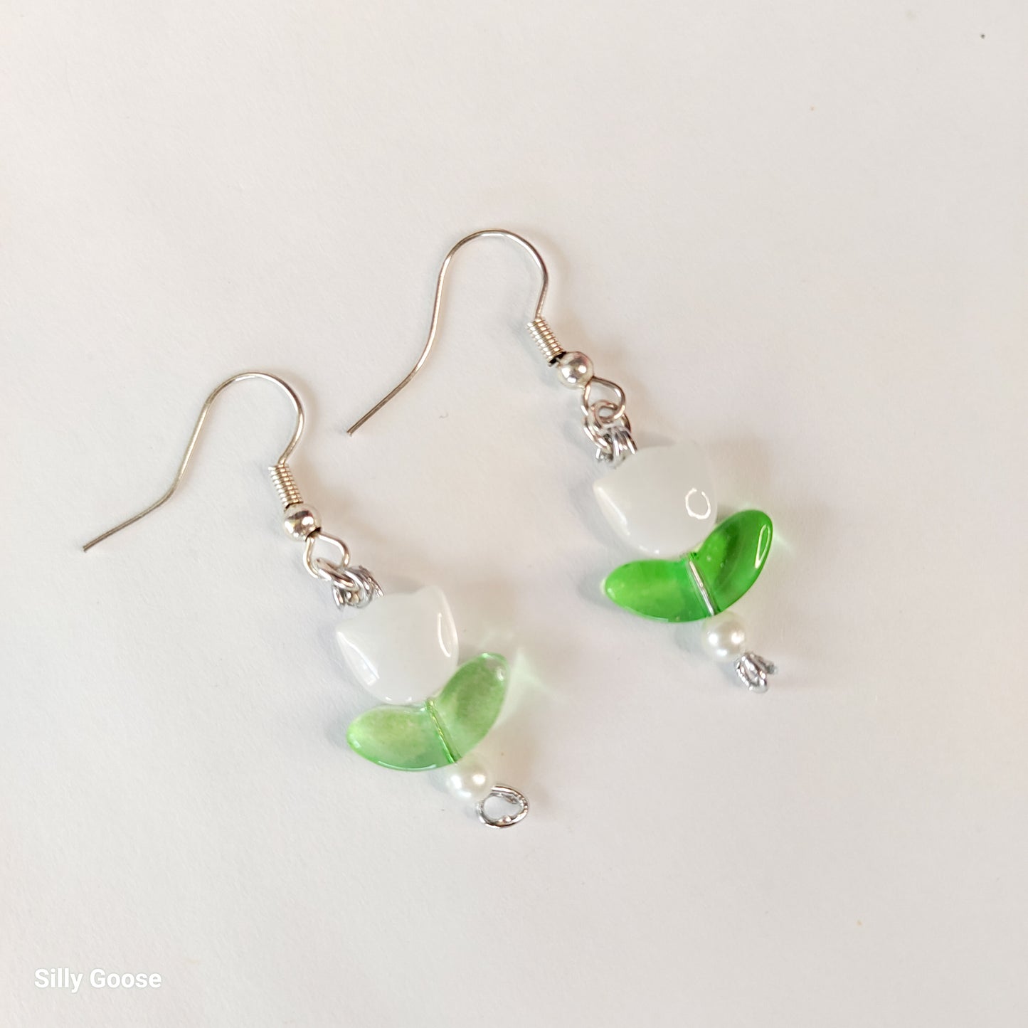 Snowy Tulips | Earrings